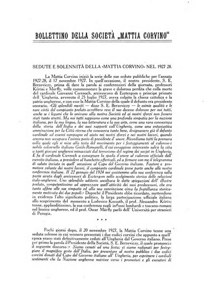 Corvina rivista di scienze, lettere ed arti della Società ungherese-italiana Mattia Corvino