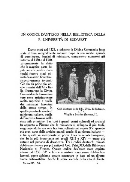 Corvina rivista di scienze, lettere ed arti della Società ungherese-italiana Mattia Corvino