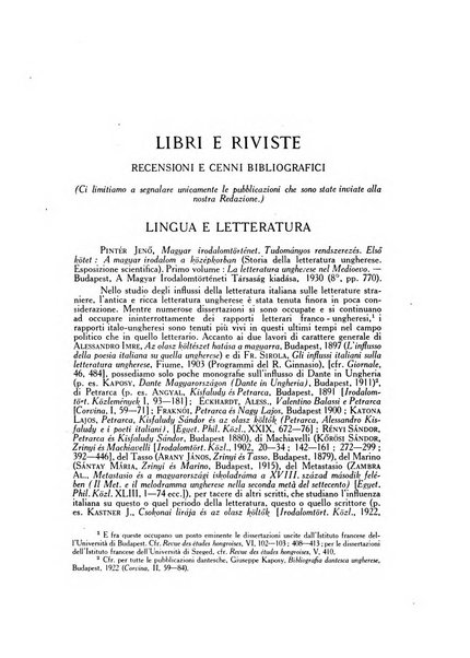 Corvina rivista di scienze, lettere ed arti della Società ungherese-italiana Mattia Corvino