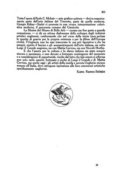 Corvina rivista di scienze, lettere ed arti della Società ungherese-italiana Mattia Corvino