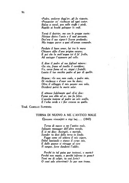 Corvina rivista di scienze, lettere ed arti della Società ungherese-italiana Mattia Corvino