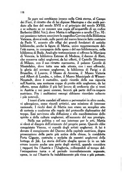 Corvina rivista di scienze, lettere ed arti della Società ungherese-italiana Mattia Corvino