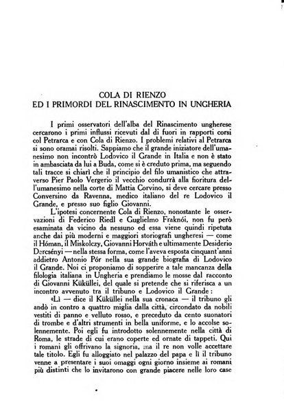 Corvina rivista di scienze, lettere ed arti della Società ungherese-italiana Mattia Corvino