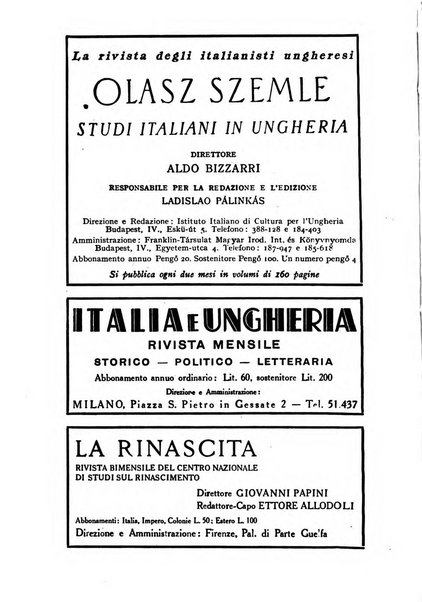 Corvina rivista di scienze, lettere ed arti della Società ungherese-italiana Mattia Corvino