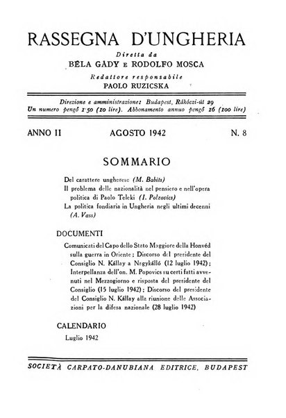 Corvina rivista di scienze, lettere ed arti della Società ungherese-italiana Mattia Corvino