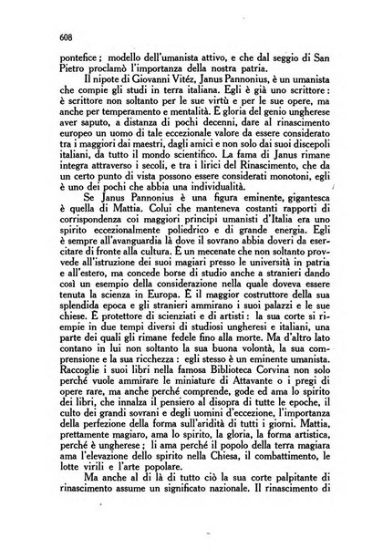 Corvina rivista di scienze, lettere ed arti della Società ungherese-italiana Mattia Corvino