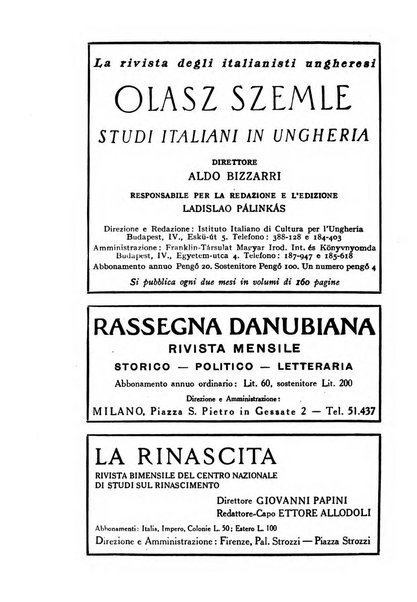 Corvina rivista di scienze, lettere ed arti della Società ungherese-italiana Mattia Corvino