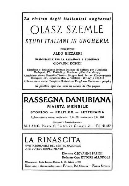 Corvina rivista di scienze, lettere ed arti della Società ungherese-italiana Mattia Corvino