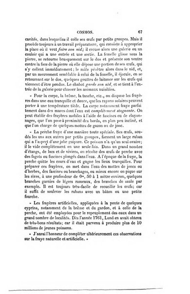 Le cosmos revue encyclopedique hebdomadaire des progres des sciences et de leurs applications aux arts et a l'industrie