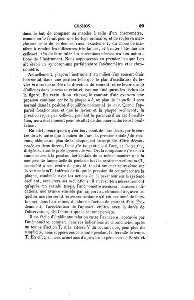 Le cosmos revue encyclopedique hebdomadaire des progres des sciences et de leurs applications aux arts et a l'industrie