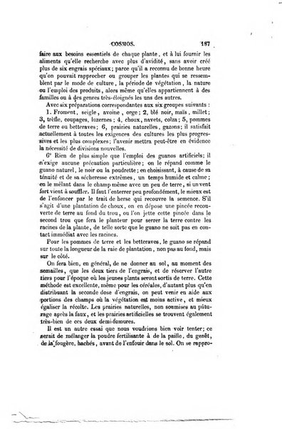 Le cosmos revue encyclopedique hebdomadaire des progres des sciences et de leurs applications aux arts et a l'industrie