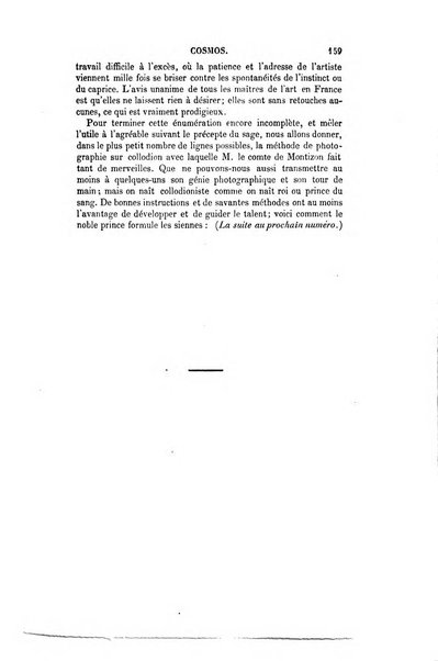 Le cosmos revue encyclopedique hebdomadaire des progres des sciences et de leurs applications aux arts et a l'industrie