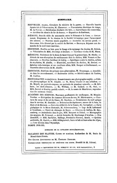 Le cosmos revue encyclopedique hebdomadaire des progres des sciences et de leurs applications aux arts et a l'industrie