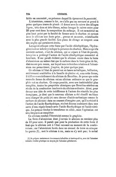 Le cosmos revue encyclopedique hebdomadaire des progres des sciences et de leurs applications aux arts et a l'industrie