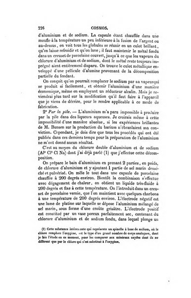 Le cosmos revue encyclopedique hebdomadaire des progres des sciences et de leurs applications aux arts et a l'industrie