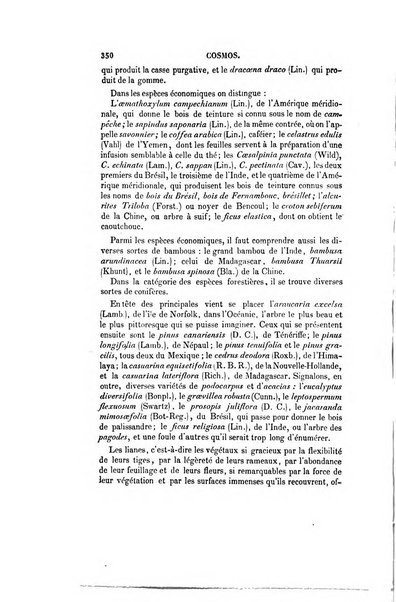 Le cosmos revue encyclopedique hebdomadaire des progres des sciences et de leurs applications aux arts et a l'industrie