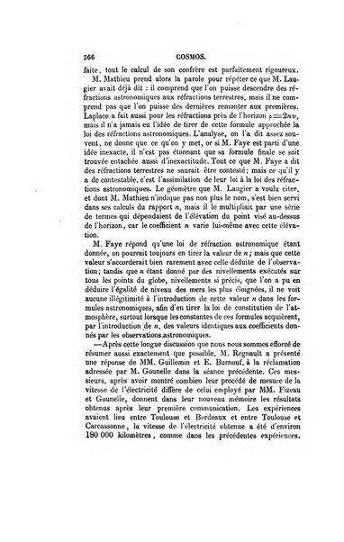 Le cosmos revue encyclopedique hebdomadaire des progres des sciences et de leurs applications aux arts et a l'industrie