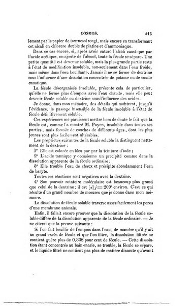 Le cosmos revue encyclopedique hebdomadaire des progres des sciences et de leurs applications aux arts et a l'industrie