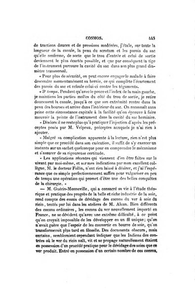 Le cosmos revue encyclopedique hebdomadaire des progres des sciences et de leurs applications aux arts et a l'industrie