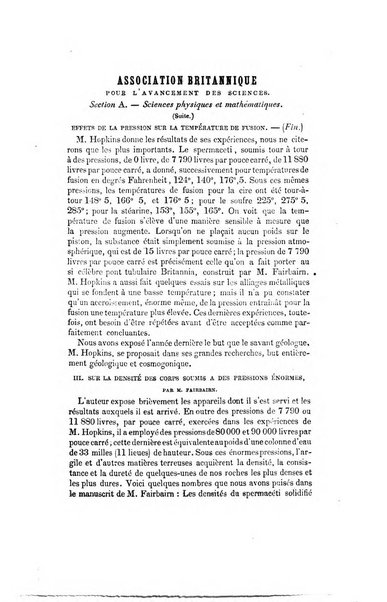 Le cosmos revue encyclopedique hebdomadaire des progres des sciences et de leurs applications aux arts et a l'industrie