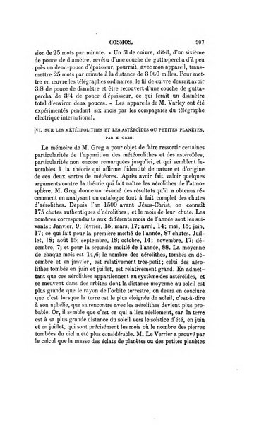 Le cosmos revue encyclopedique hebdomadaire des progres des sciences et de leurs applications aux arts et a l'industrie