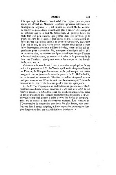 Le cosmos revue encyclopedique hebdomadaire des progres des sciences et de leurs applications aux arts et a l'industrie