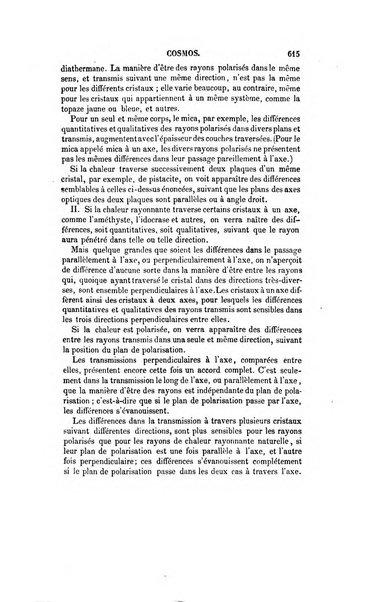 Le cosmos revue encyclopedique hebdomadaire des progres des sciences et de leurs applications aux arts et a l'industrie