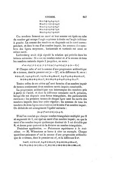 Le cosmos revue encyclopedique hebdomadaire des progres des sciences et de leurs applications aux arts et a l'industrie