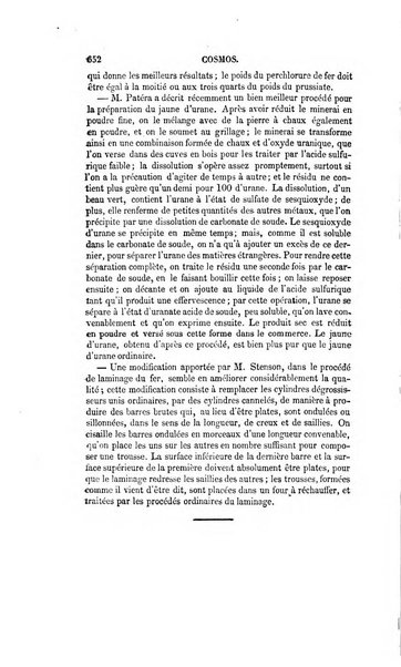 Le cosmos revue encyclopedique hebdomadaire des progres des sciences et de leurs applications aux arts et a l'industrie