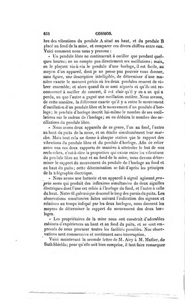 Le cosmos revue encyclopedique hebdomadaire des progres des sciences et de leurs applications aux arts et a l'industrie