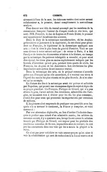 Le cosmos revue encyclopedique hebdomadaire des progres des sciences et de leurs applications aux arts et a l'industrie