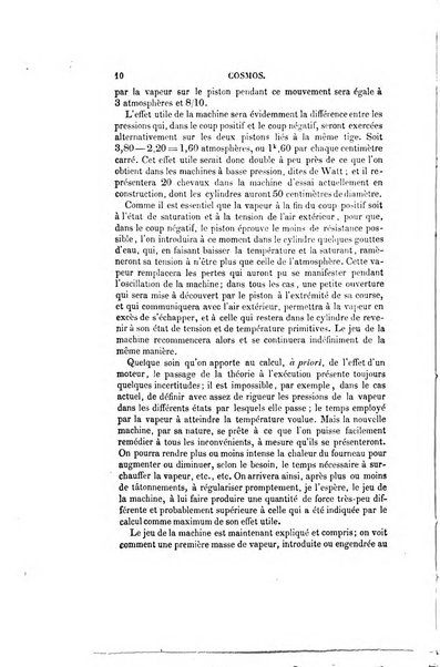 Le cosmos revue encyclopedique hebdomadaire des progres des sciences et de leurs applications aux arts et a l'industrie