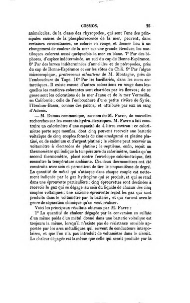 Le cosmos revue encyclopedique hebdomadaire des progres des sciences et de leurs applications aux arts et a l'industrie