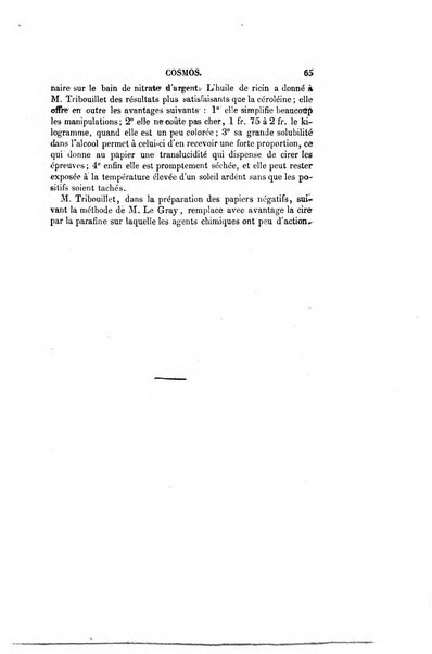 Le cosmos revue encyclopedique hebdomadaire des progres des sciences et de leurs applications aux arts et a l'industrie