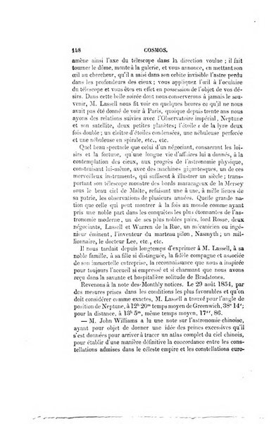 Le cosmos revue encyclopedique hebdomadaire des progres des sciences et de leurs applications aux arts et a l'industrie