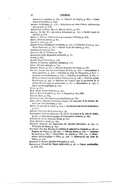 Le cosmos revue encyclopedique hebdomadaire des progres des sciences et de leurs applications aux arts et a l'industrie