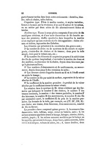 Le cosmos revue encyclopedique hebdomadaire des progres des sciences et de leurs applications aux arts et a l'industrie