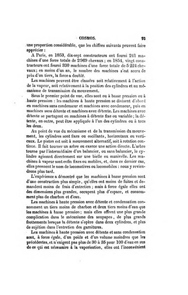 Le cosmos revue encyclopedique hebdomadaire des progres des sciences et de leurs applications aux arts et a l'industrie