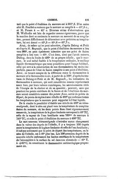 Le cosmos revue encyclopedique hebdomadaire des progres des sciences et de leurs applications aux arts et a l'industrie