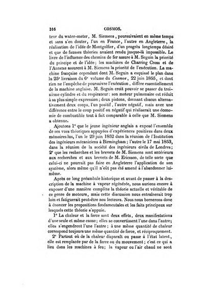 Le cosmos revue encyclopedique hebdomadaire des progres des sciences et de leurs applications aux arts et a l'industrie