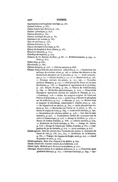 Le cosmos revue encyclopedique hebdomadaire des progres des sciences et de leurs applications aux arts et a l'industrie