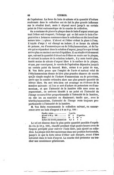 Le cosmos revue encyclopedique hebdomadaire des progres des sciences et de leurs applications aux arts et a l'industrie