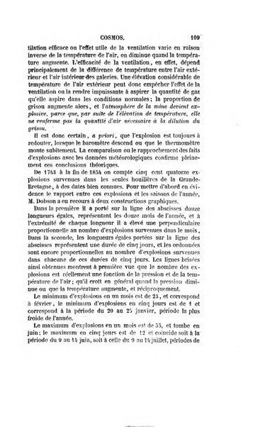 Le cosmos revue encyclopedique hebdomadaire des progres des sciences et de leurs applications aux arts et a l'industrie