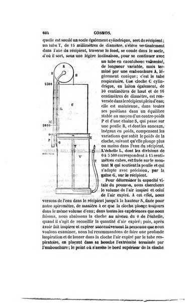 Le cosmos revue encyclopedique hebdomadaire des progres des sciences et de leurs applications aux arts et a l'industrie