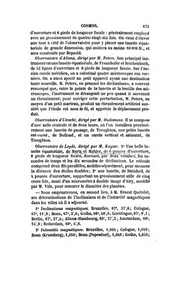 Le cosmos revue encyclopedique hebdomadaire des progres des sciences et de leurs applications aux arts et a l'industrie