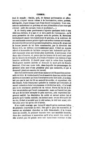 Le cosmos revue encyclopedique hebdomadaire des progres des sciences et de leurs applications aux arts et a l'industrie