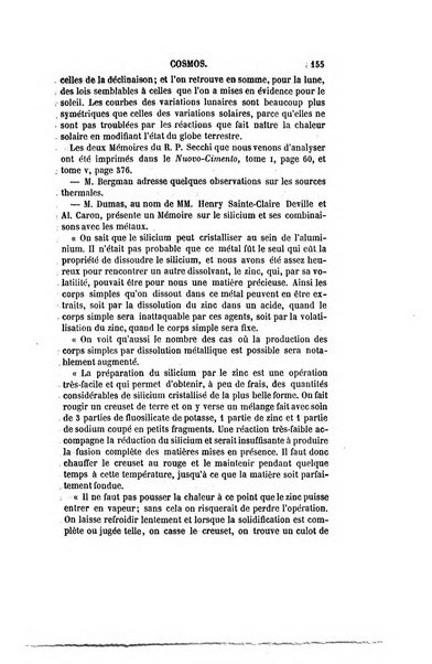 Le cosmos revue encyclopedique hebdomadaire des progres des sciences et de leurs applications aux arts et a l'industrie