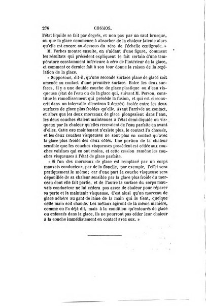 Le cosmos revue encyclopedique hebdomadaire des progres des sciences et de leurs applications aux arts et a l'industrie