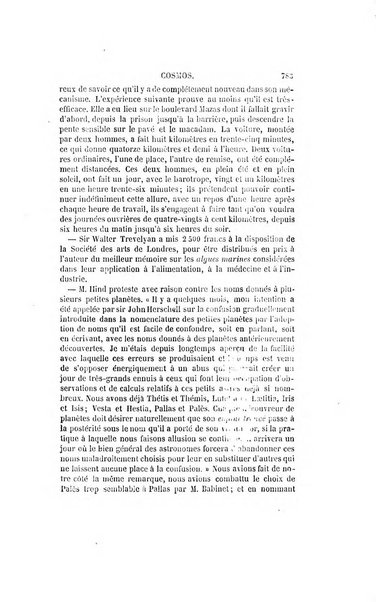 Le cosmos revue encyclopedique hebdomadaire des progres des sciences et de leurs applications aux arts et a l'industrie