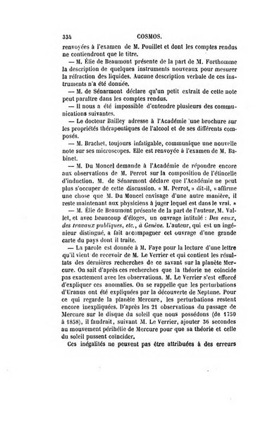 Le cosmos revue encyclopedique hebdomadaire des progres des sciences et de leurs applications aux arts et a l'industrie